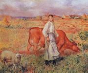 Pierre Renoir The Shepherdess the Cow and the Ewe Spain oil painting artist